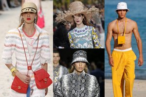 Ant stileivų galvų šį sezoną – ir šiaudinės kepurės, ir kibiro stiliaus apdangalai