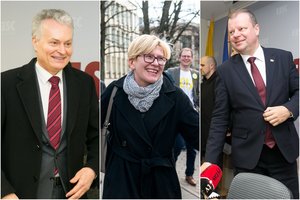 Balandžio 8-ąją – pirmieji G. Nausėdos, S. Skvernelio ir I. Šimonytės debatai