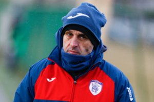 „Stumbro“ futbolininkai prieš rungtynes su lydere „Sūduva“ jaučiasi užtikrintai ir tiki savo jėgomis