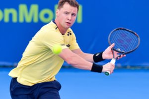 Varžovą sutriuškinęs R. Berankis juda trofėjaus link – pateko į pusfinalį