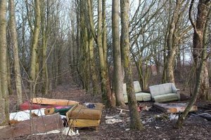 Prie upės Kėdainiuose – šlykštus vaizdas: šiukšlintojui gresia iki 4300 eurų bauda