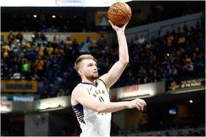 D. Sabonis buvo arti dvigubo dviženklio, bet „Pacers“ pralaimėjo Bostone 