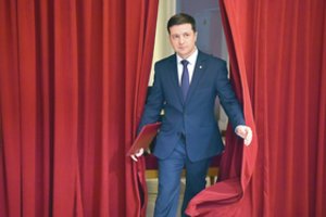 Ukrainos prezidento rinkimų favoritas V. Zelenskis: klounas ar kandidatas?