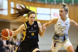 „Kibirkšties“ krepšininkės iškovojo lengvą pergalę Šiauliuose