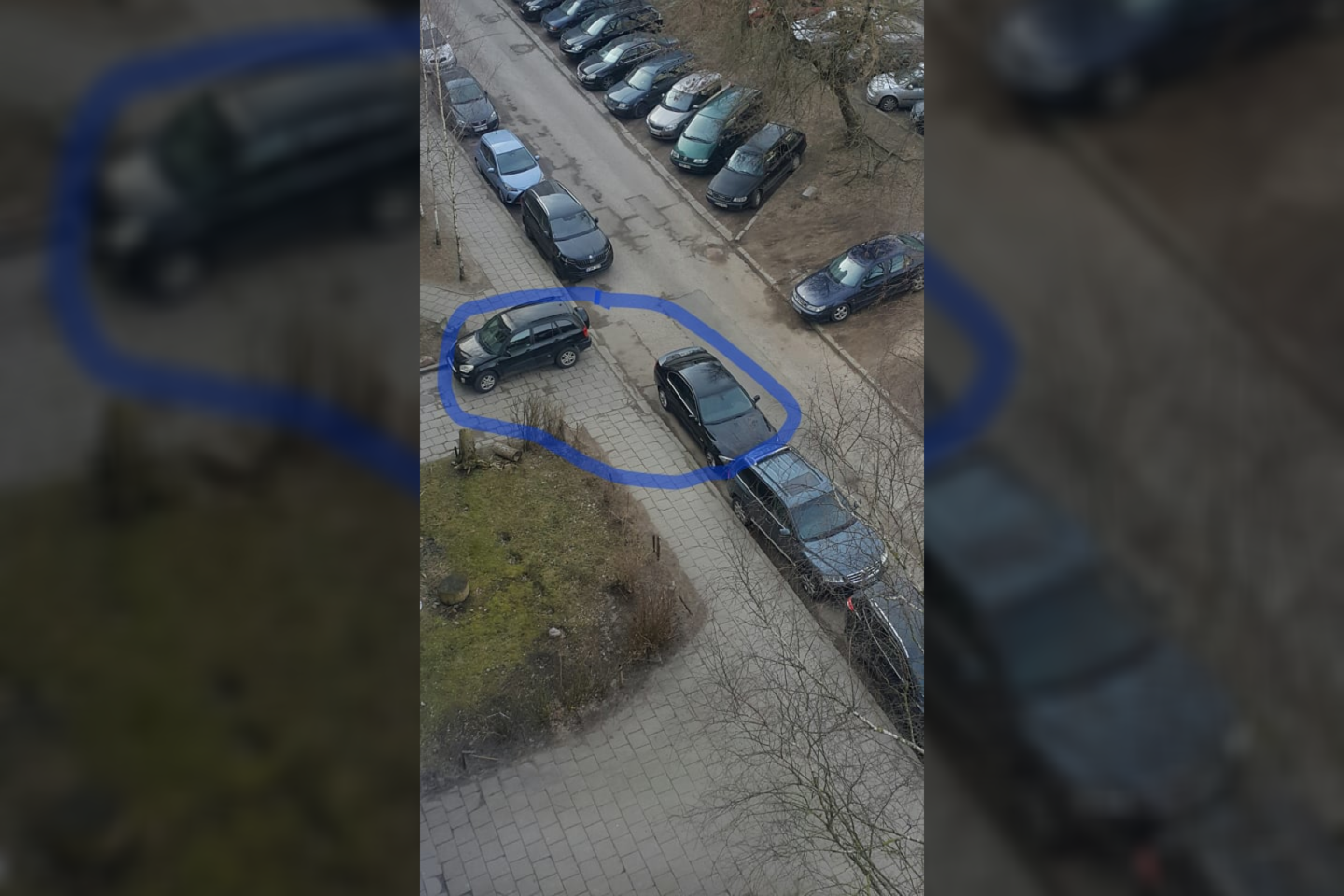 Gyventojus piktina Fabijoniškių vairuotojų įžūlumas.