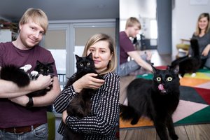 Simo ir Justinos juoduliukai laiką leidžia ant džiovyklės – tai jų įtempto varnų stebėjimo vieta