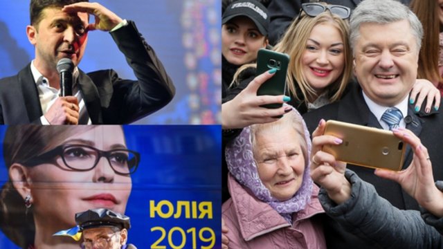 Ukrainoje – kova be taisyklių: pirmasis prezidento rinkimų turas užminė mįslę
