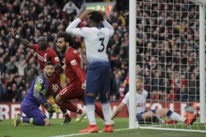 „Tottenham“ padovanojo paskutinėmis sekundėmis pergalę „Liverpool“ ekipai