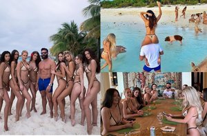 Vulgariojo „Playboy“ karaliaus Dano Bilzeriano atostogos – tarp karštų moterų