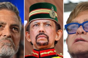 George'as Clooney ragina boikotuoti Brunėjui priklausančius viešbučius