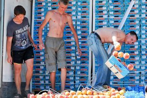 Rusijoje sunaikinta beveik 28 tūkst. tonų vakarietiško maisto