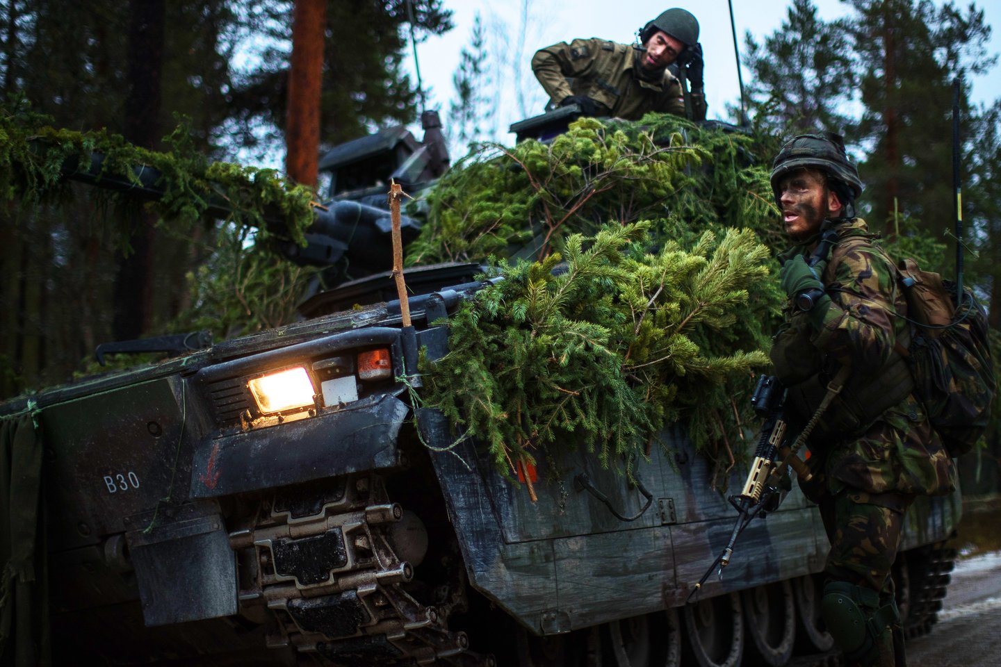 Pėstininkų kovos mašina CV90.