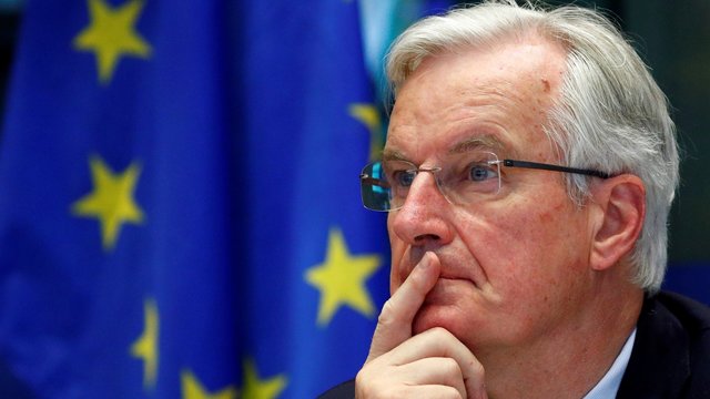 Michel Barnier: „Brexit“ be susitarimo – vis realesnis variantas