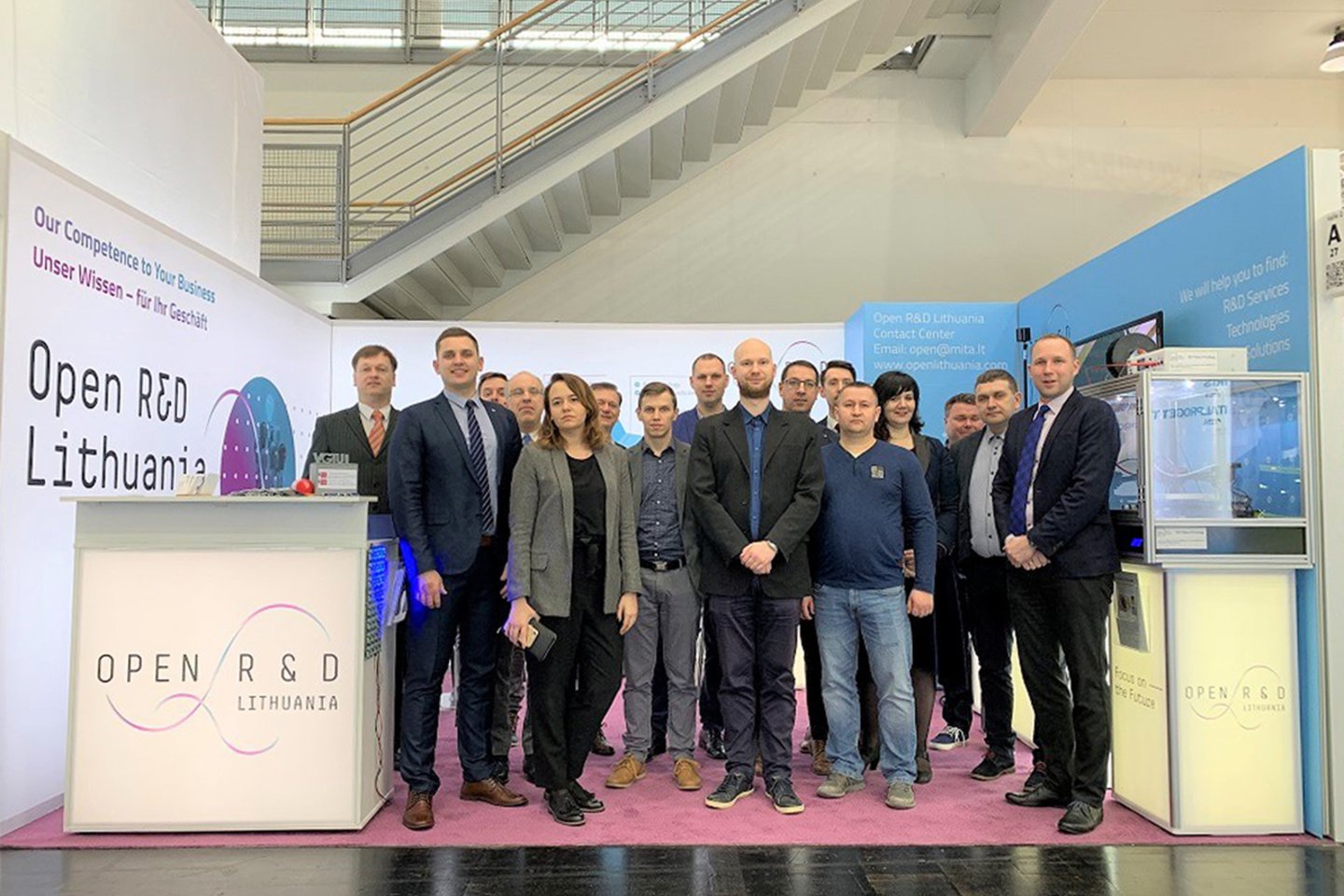 Vokietijoje Lietuvos mokslo delegacija dalyvauja didžiausioje pasaulinėje pramonės parodoje „Hannover Messe 2019“.