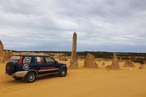 Rekordo siekiantis lietuvių keliautojas įpusėjo kelionę aplink Australiją