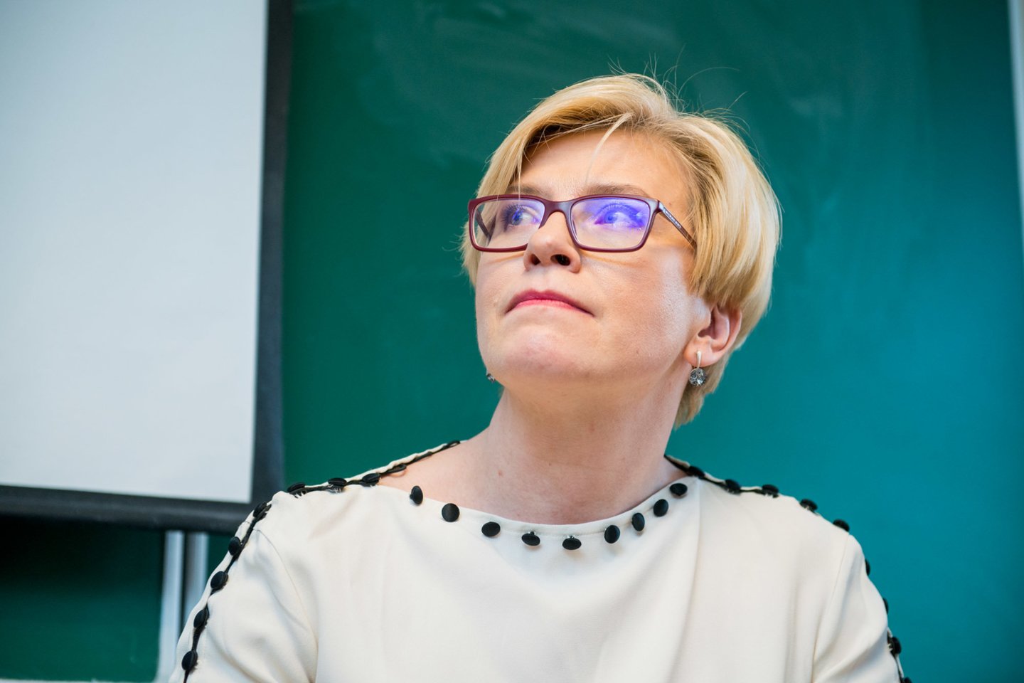 I.Šimonytė šiuo metu reitingų lentelėse užima antrąją poziciją. <br> J.Stacevičiaus nuotr.