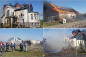 Šilutės rajone užsiliepsnojo tvartas ir gyvenamasis namas: bandė deginti šiukšles