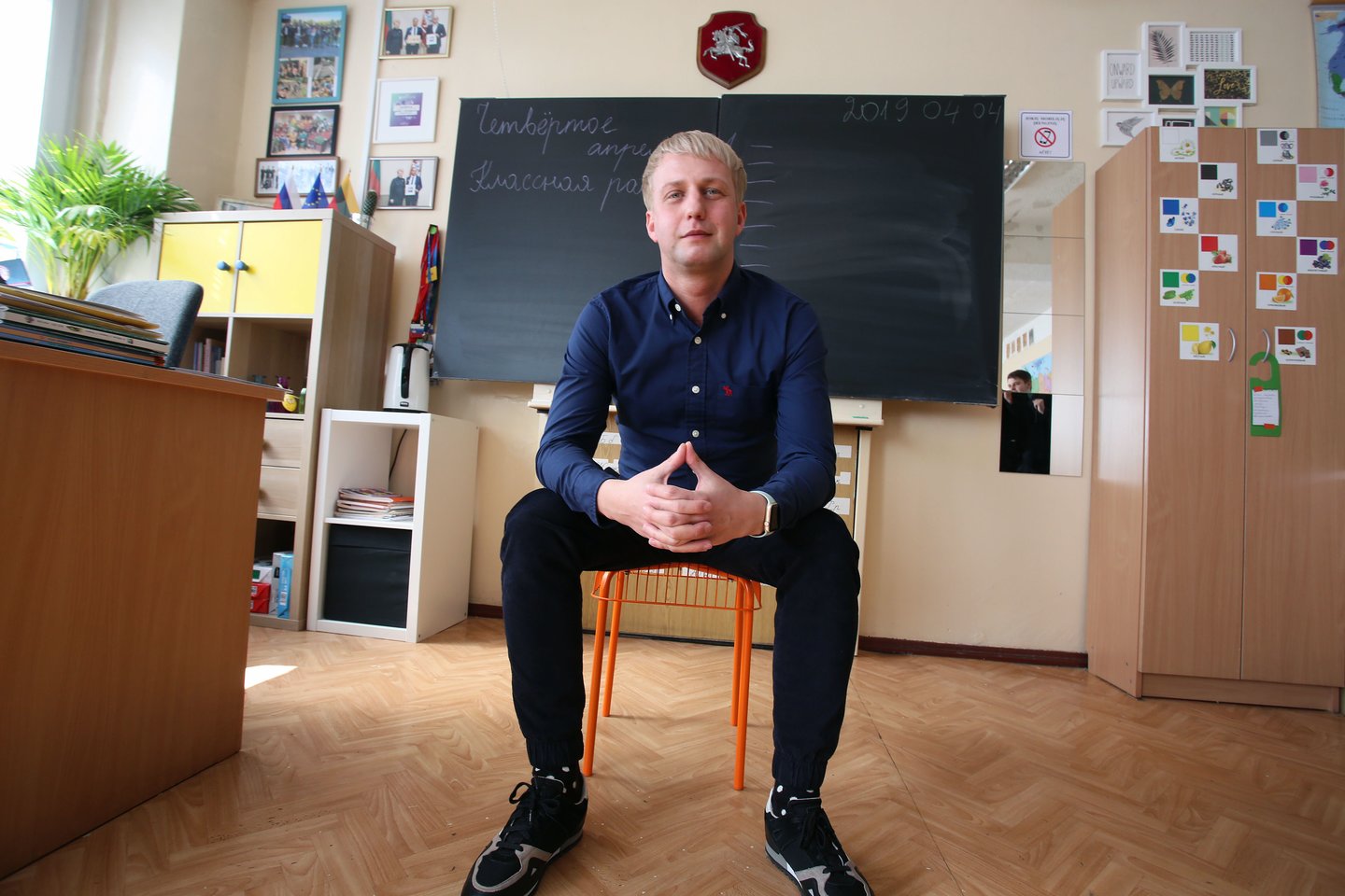  S.Kozlovas pirma tapo žurnalistu, paskui - mokytoju. <br> M.Patašiaus nuotr. 