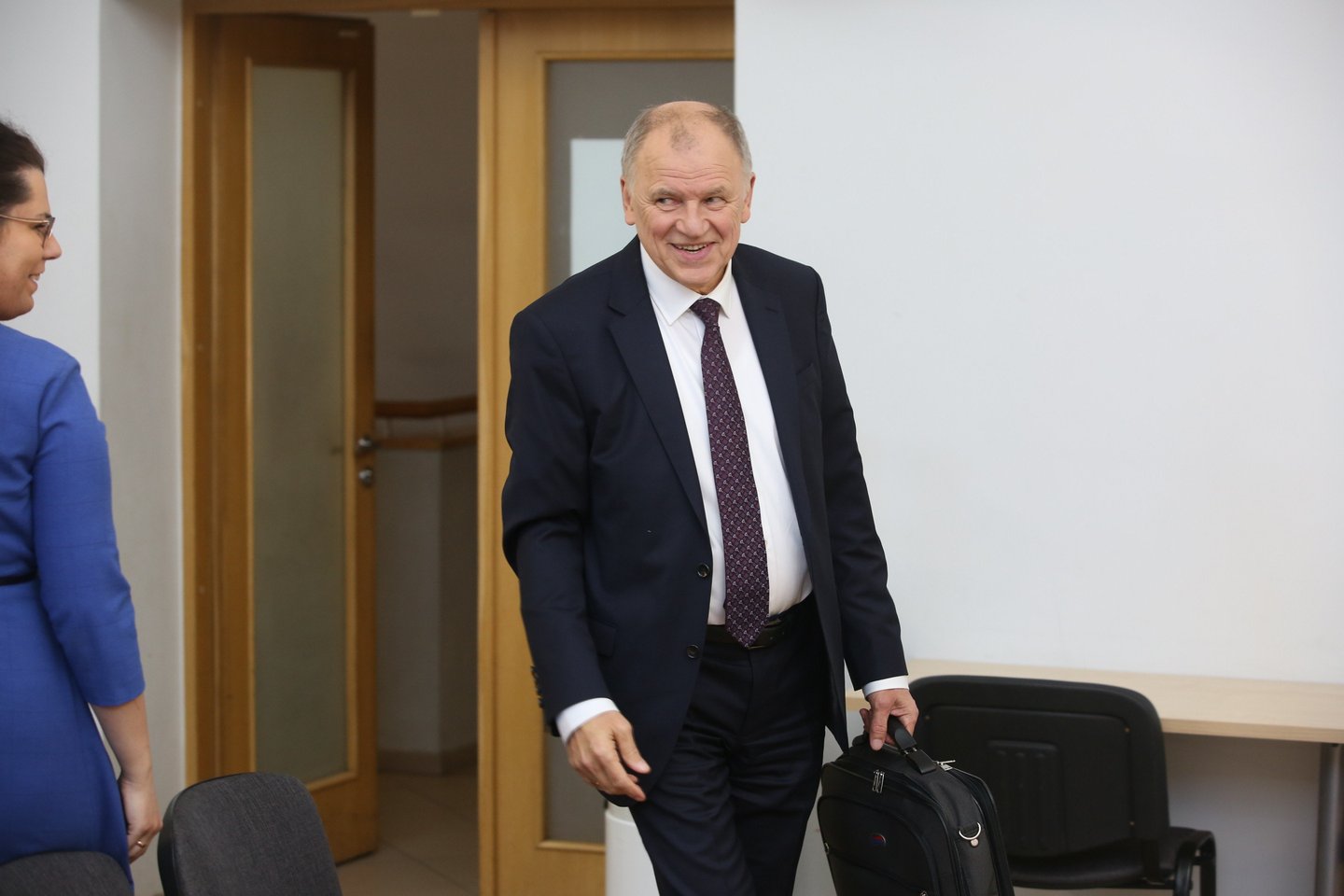Vytenis Andriukaitis pristatė savo rinkiminę programą. <br>T.Bauro nuotr.