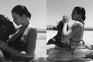 Po kalbų apie mylimojo išdavystę Kylie Jenner pasidalijo pikantiška akimirka