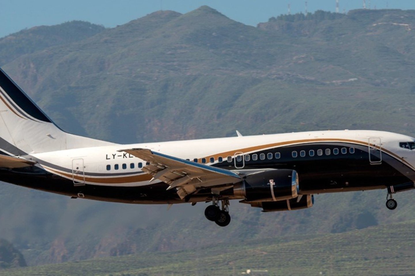 „Žalgirio“ lėtuvas ore.<br> Jetphotos.com nuotr.