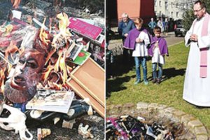 Žmonės sutriko: knygų deginimas rodo naują Bažnyčios krizę?