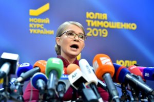 J. Tymošenko atsisakė vesti V. Zelenskio ir P. Porošenkos debatus