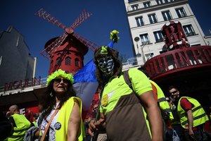 Prancūzijoje „geltonosios liemenės“ protestuoja 21-ąjį savaitgalį iš eilės