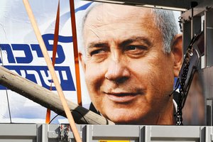 B. Netanyahu žada po rinkimų aneksuoti Vakarų Kranto nausėdijas