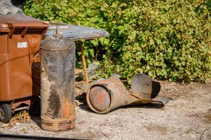 Benamio pašiūrėje sprogo dujų balionas 