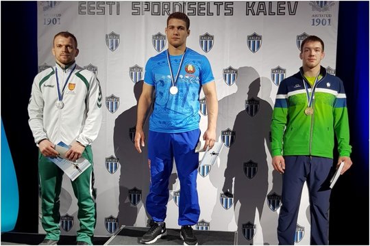 Sugrįžimą ant imtynių kilimo L. Adomaitis pažymėjo turnyro Taline medaliu