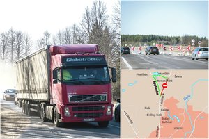 Gyvenimas šalia senojo Molėtų plento virto košmaru – negali net pereiti kelio