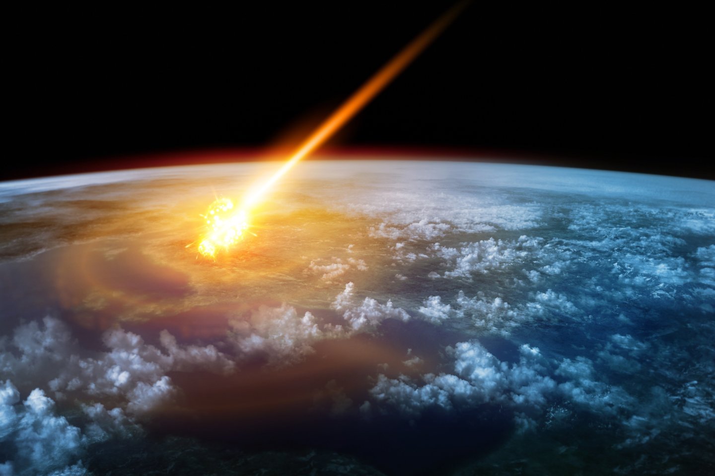 Šeštadienio vakarą virš Rusijos vėl sprogo meteoras.<br> 123RF iliustr.