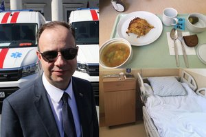 Ministras A. Veryga pravėrė vienvietės palatos duris – už ją teks susimokėti