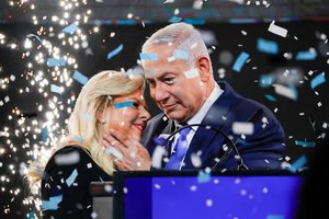 Izraelio premjeras B. Netanyahu po įtemptų rinkimų artėja prie pergalės