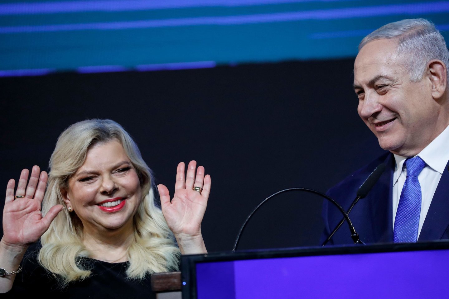 Jeigu B.Netanyahu iš tikrųjų laimėtų, jis vyriausybės vadovo poste dirbtų jau penkta kadenciją.<br> AFP/Scanpix nuotr.