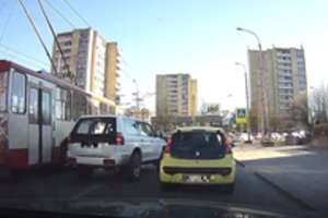 Vilniaus sankryžoje vienu metu užfiksavo net 3 šiurkščius pažeidimus