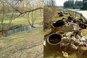 Iš upės Kėdainiuose traukė kalnus atliekų: tai pamatę žmonės aikčiojo iš nuostabos