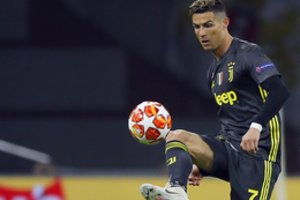 125-asis C. Ronaldo įvartis Čempionų lygoje nepadėjo „Juventus“ įveikti „Ajax“