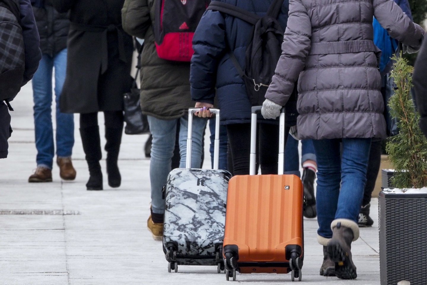 Šią savaitę Statistikos departamentas pranešė kad kovą antrą mėnesį iš eilės buvo fiksuota teigiama migracija – per mėnesį iš Lietuvos išvyko 3119 žmonių, o atvyko 3518 imigrantų. Lūžį lėmė gausesnis užsieniečių atvykimas – tarp imigrantų Lietuvos piliečiai sudarė 60 proc., tarp emigrantų – 87 proc.<br>V.Ščiavinsko nuotr.