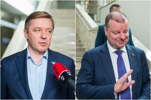 Vyriausybės ataskaitos pristatymas: S. Skvernelis kalbėjo apie pasipriešinimą, R. Karbauskis įvertino devynetu