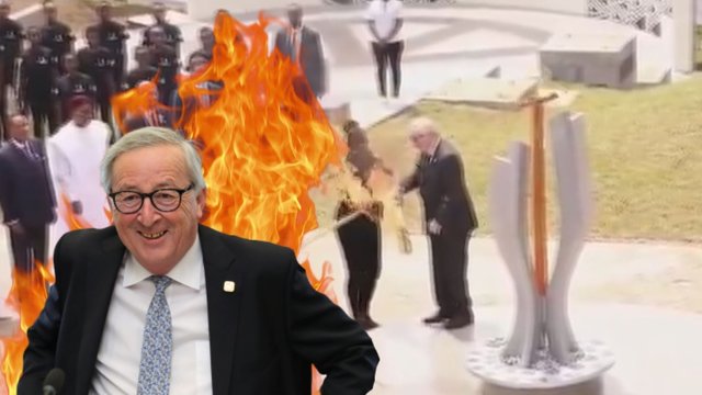 Jeanas Claude‘as Junckeris vos nepadegė Ruandos prezidento žmonos