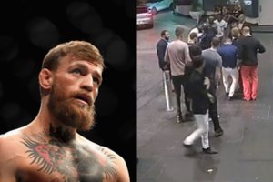 Paviešintas vaizdo įrašas, kuriame užfiksuotas gėdingas C. McGregoro poelgis