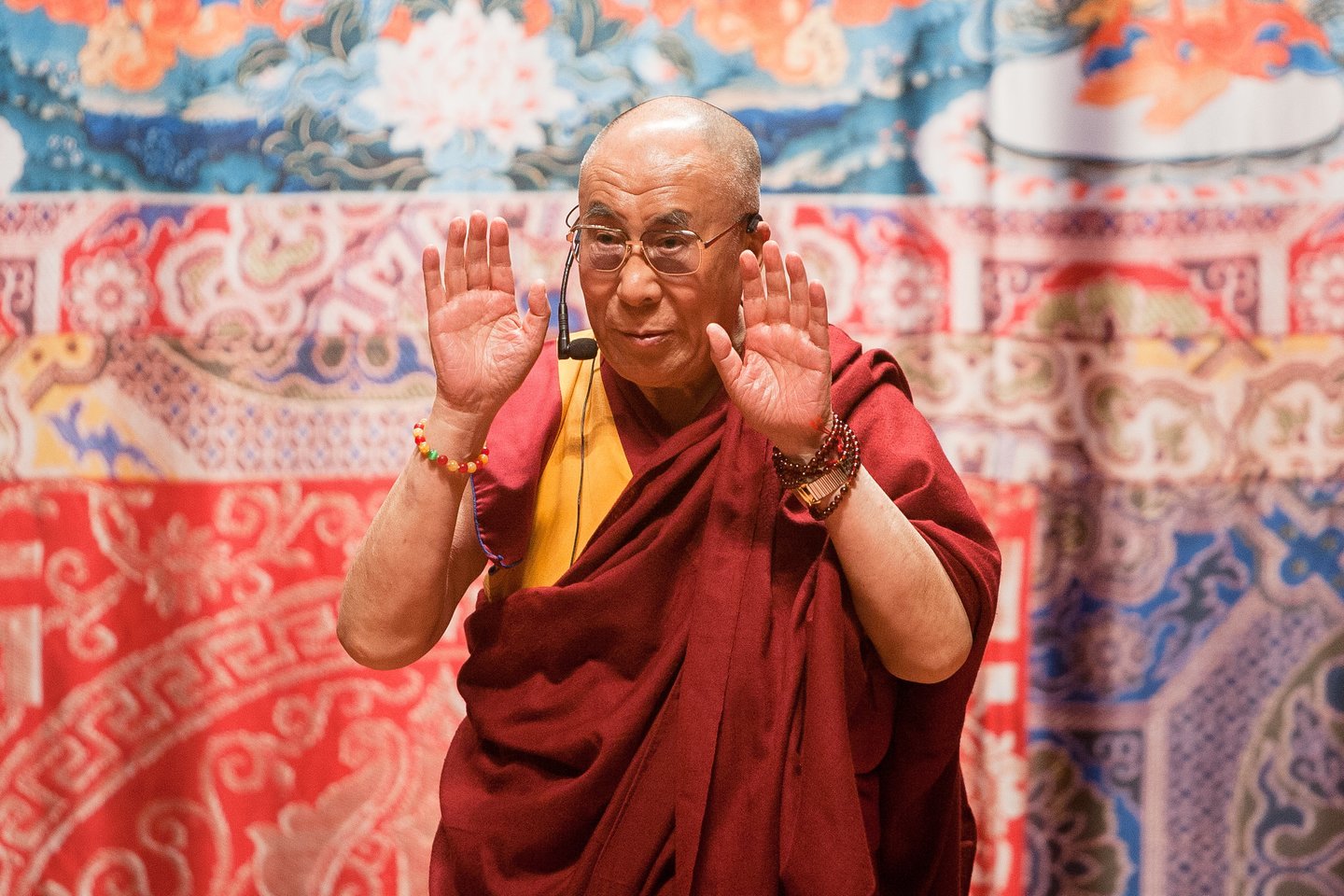 Dalai Lama išleistas iš ligoninės.<br>J.Stacevičiaus nuotr.