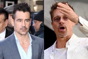 Bradas Pittas susirūpino dėl vaikų ateities: priežastis – kitas aktorius Colinas Farrellas 