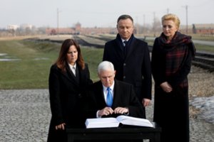 M. Pence'as teisina „sunkiai suprantamą“ D. Trumpo poziciją dėl „WikiLeaks“