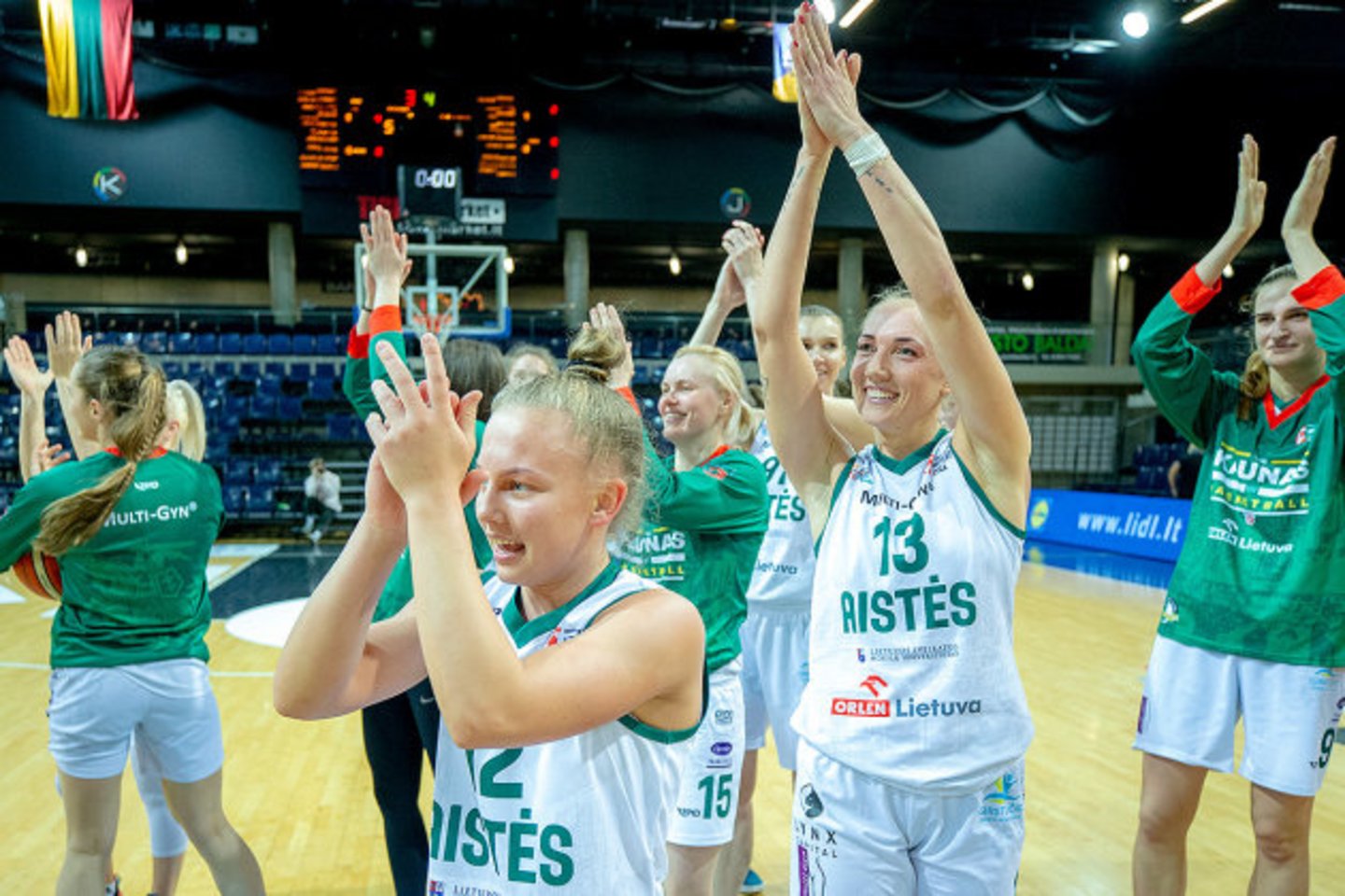  „Aistės“ pateko į Lietuvos moterų krepšinio lygos finalą.<br>A.Didžgalvio nuotr. 