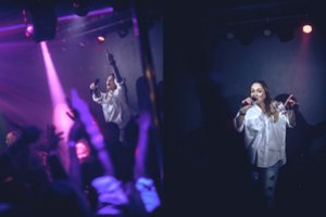 Sostinės gėjų klube nugriaudėjo siautulingas Džordanos Butkutės pasirodymas