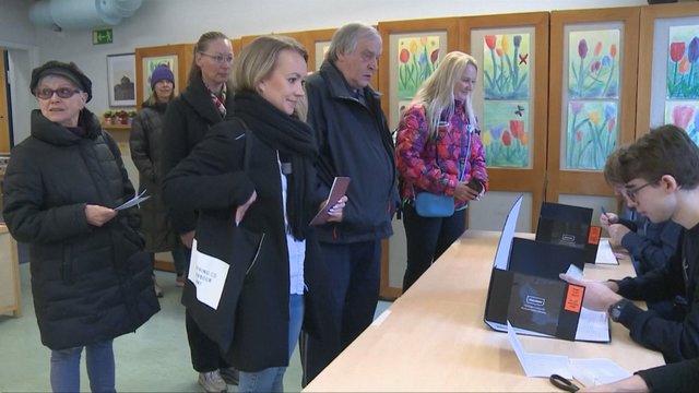 Suomiai rekordiškai aktyviai balsuoja Parlamento rinkimuose
