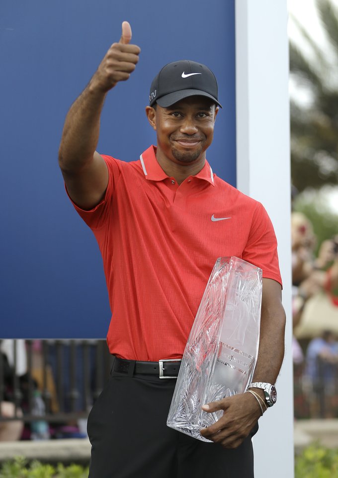  T. Woodsas po 14-os metų tylos iškovojo skambią pergalę<br> AP nuotr.